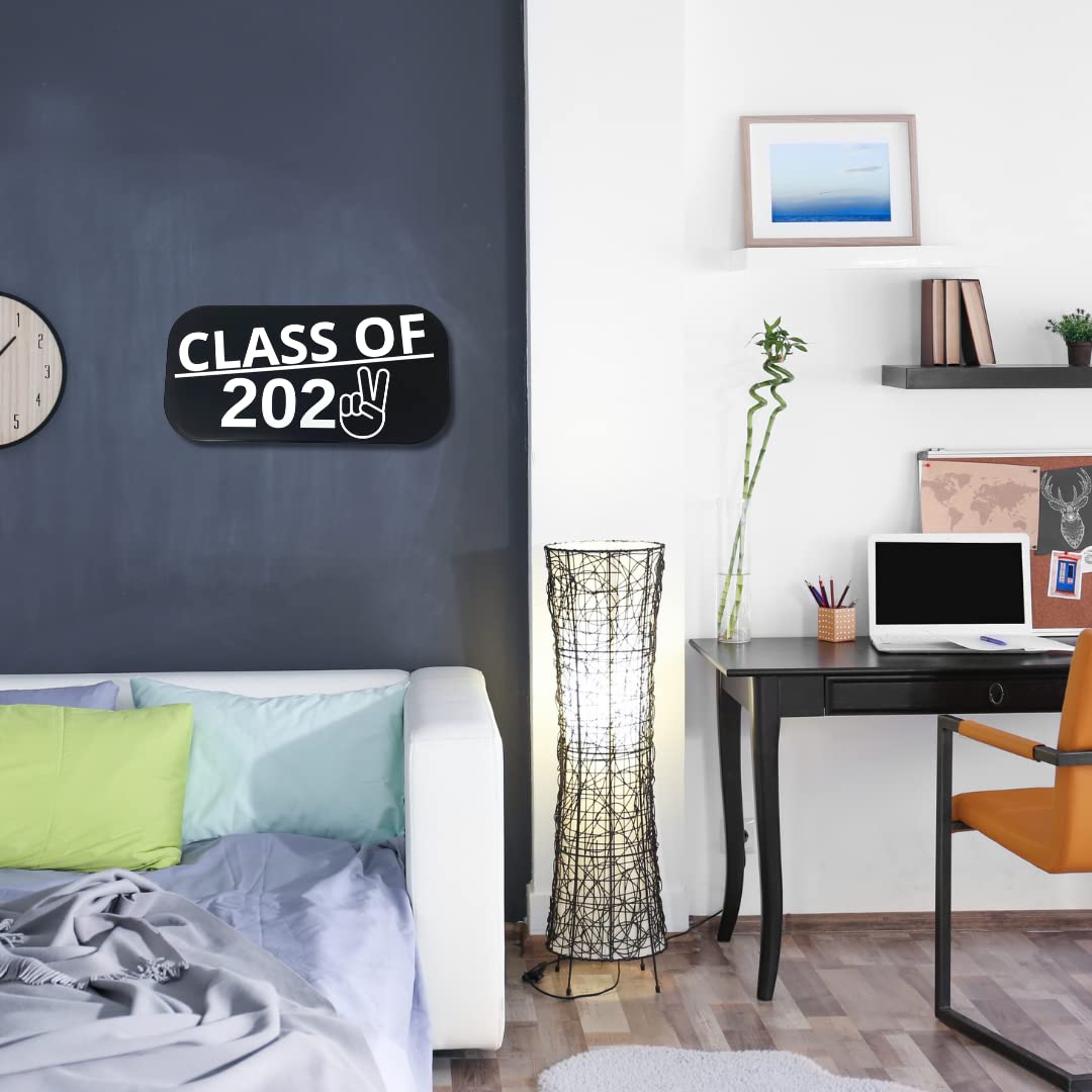 Class of 2022 Graduation Wall Decor & Sign - Perfect Decoration to Celebrate Graduation - Black & White