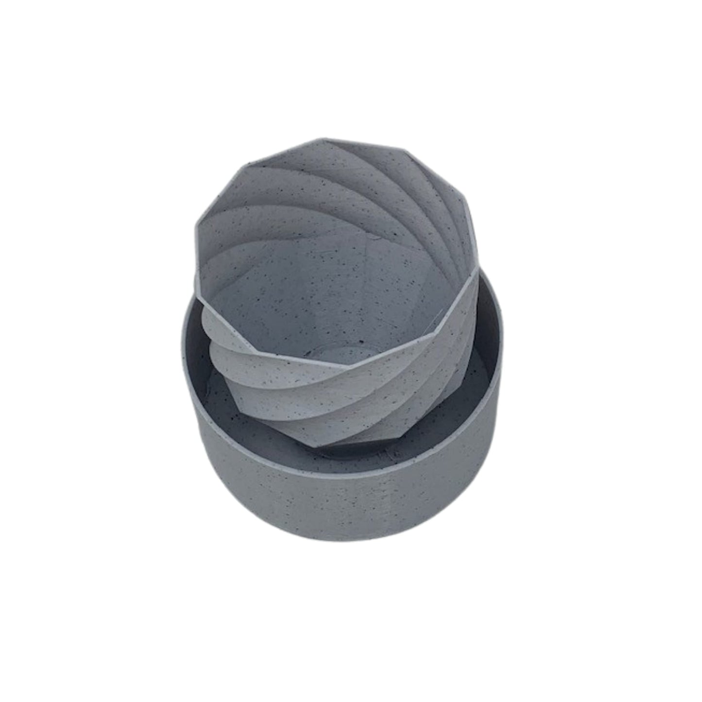 Self-Watering Planter with Spiral Design - Indoor/Outdoor Planter Pot for Succulents, Flowers, or Herbs - Decorate Home or Office