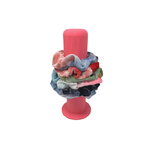 Scrunchie Tower Organizer - Perfect For Displaying & Organizing Scrunchies, Hair Ties, and Bracelets