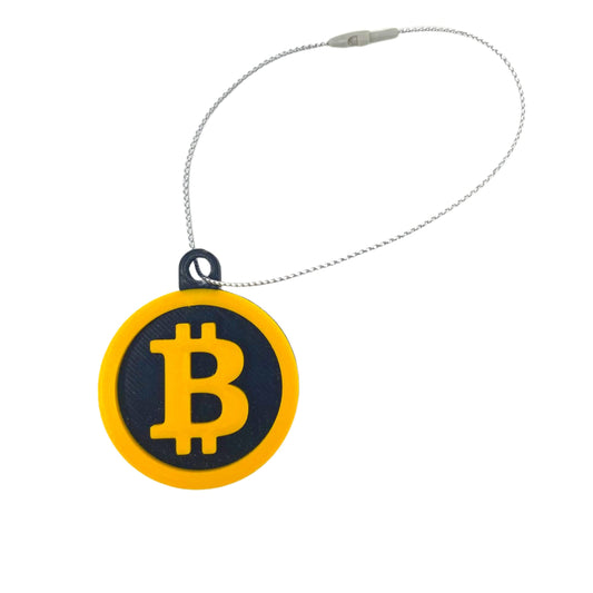 Bitcoin Christmas Ornament - Perfect for Cryptocurrency Fans - Decorative Holiday Ornament - Made in The USA