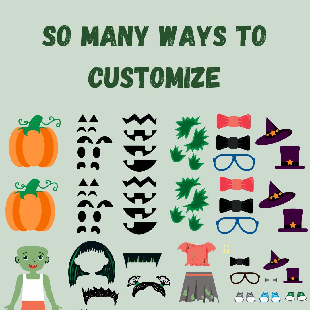 Halloween Customizable Sticker Sheet - Parent