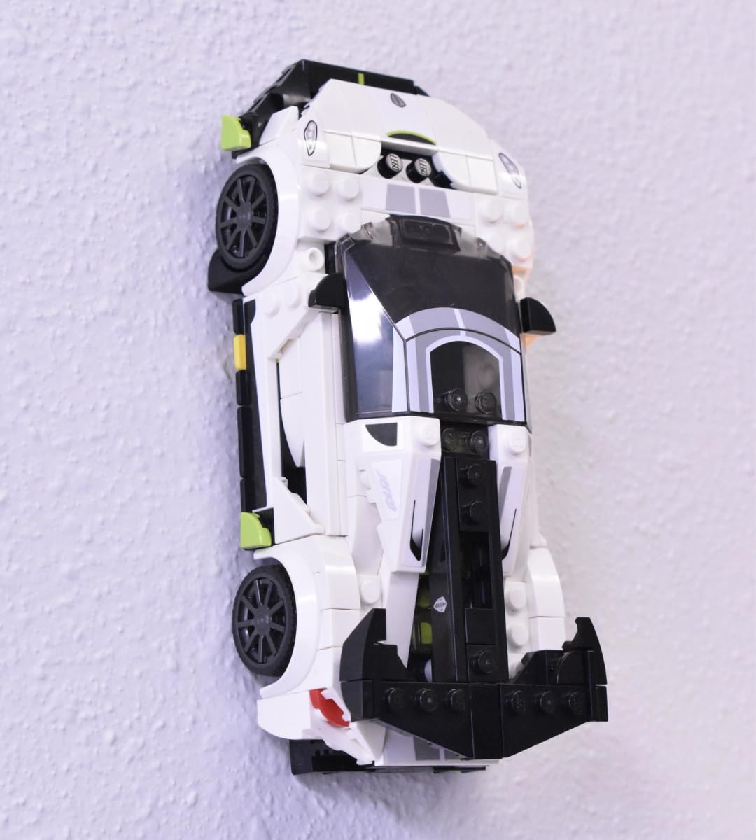 Low Profile Collectible Car Display Wall Mount | Compatible with Lego Car Models | Display Cars by Wheel on Wall | Made in USA