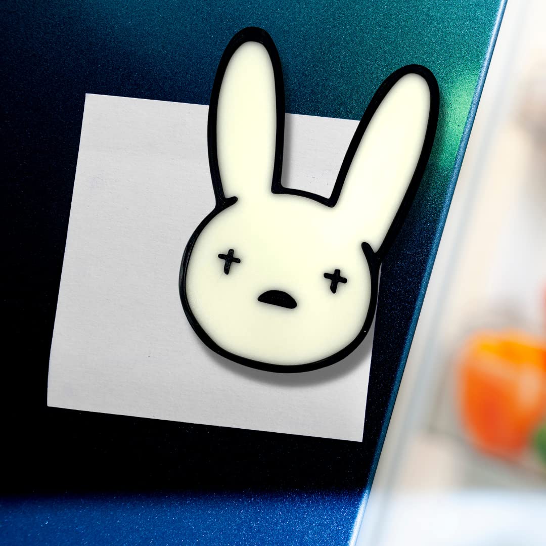 Bad Bunny Glow in the Dark Fridge Magnet