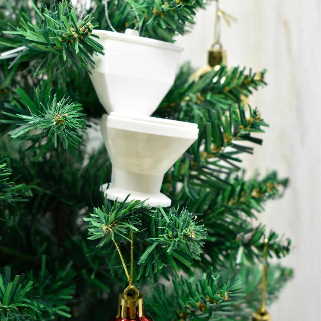 Toilet Bowl Christmas Tree Ornament