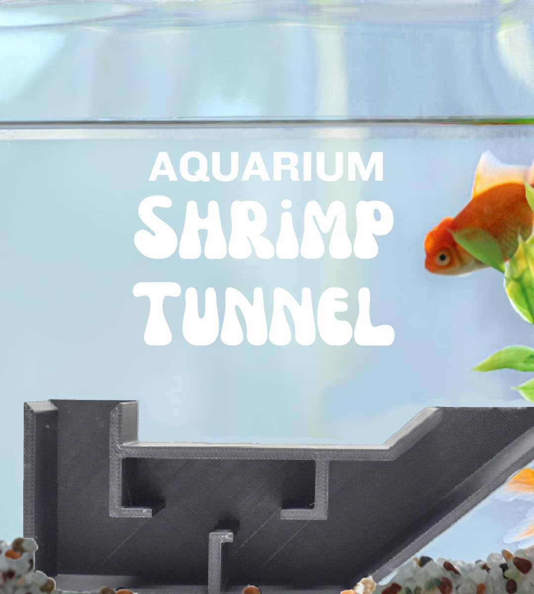 Chatelet Aquarium Underground Tunnel | Fish & Shrimp Hideout for Aquariums | Unique Underground Viewing Tunnel | Made in USA