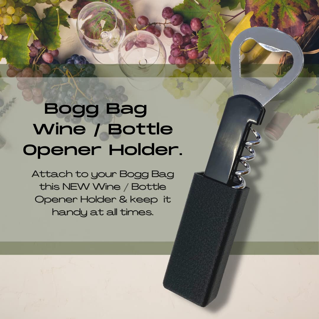BOGLETS - Wine & Bottle Opener Charm Accessory Compatible with Bogg Bags - Keep a Wine Opener Handy with your Tote Bag