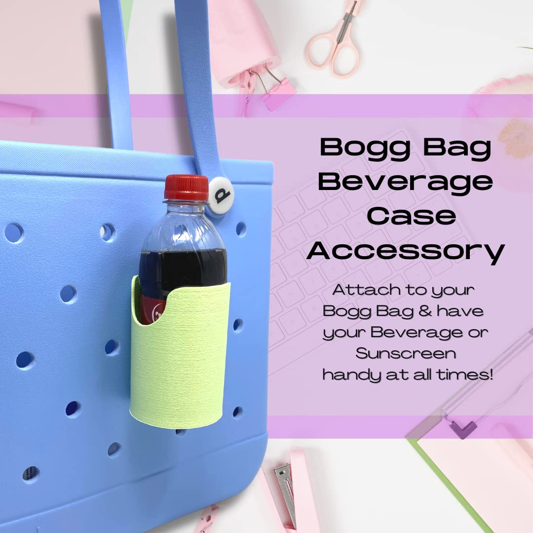 FRESHe BAGLETS - Can Drink & Water Bottle Holder Charm Accessory Compatible with Bogg Bags - Keep Bottles or Drink Cans Handy with your Tote Bag - Fits Inside or Outside of the Bag – Made in USA