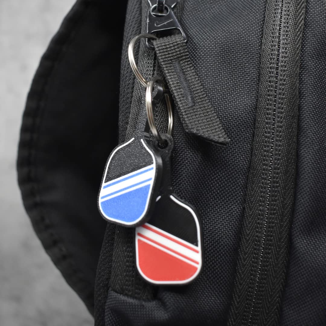 FRESHe Pickleball Keychain red