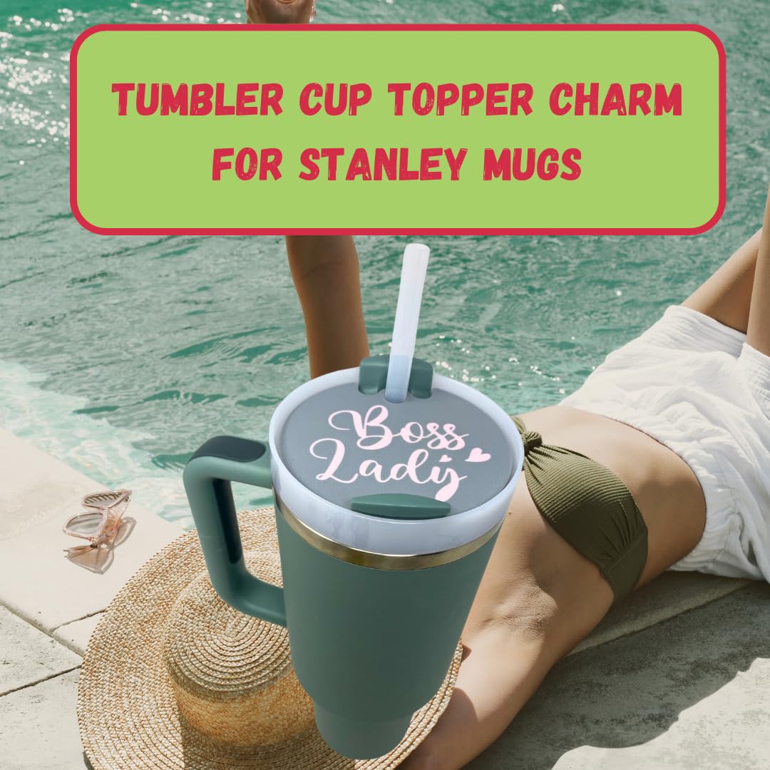 BAGLETS - Topper Charms Compatible with Stanley Cups | Customize Tumblers with Cute Charms | Easily Removable & Interchangeable | Made in USA