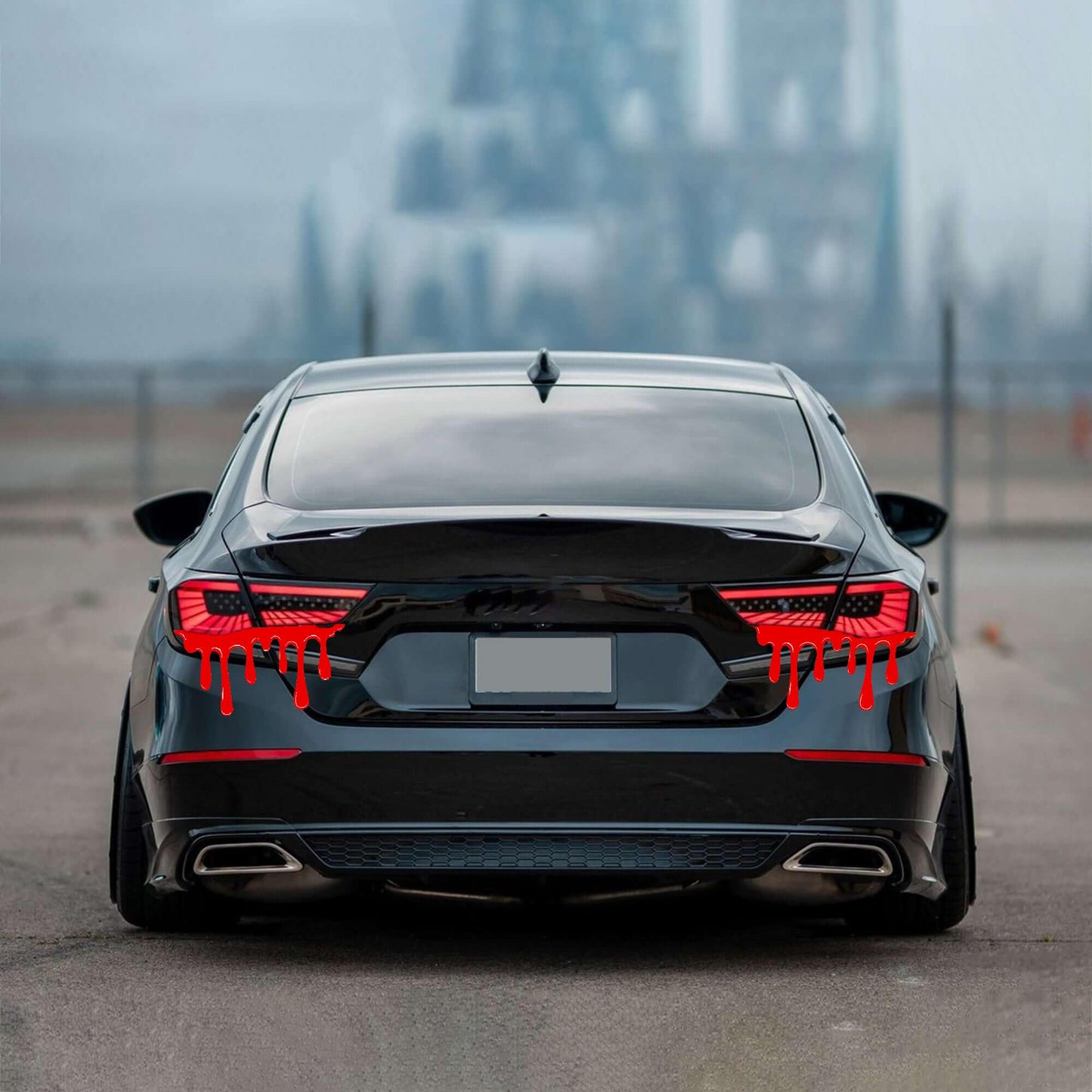Blood Taillight Bumper Sticker - Parent
