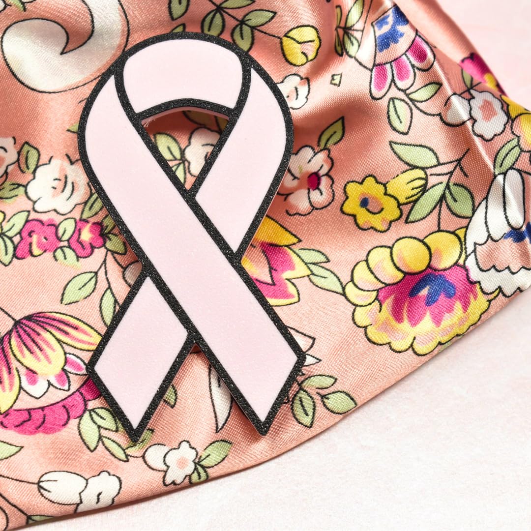 Baglets - Pink Ribbon Charm- Charm to Support Breast Cancer Awareness - Compatible with Bogg Bags, Simply Southern and other Tote Bags