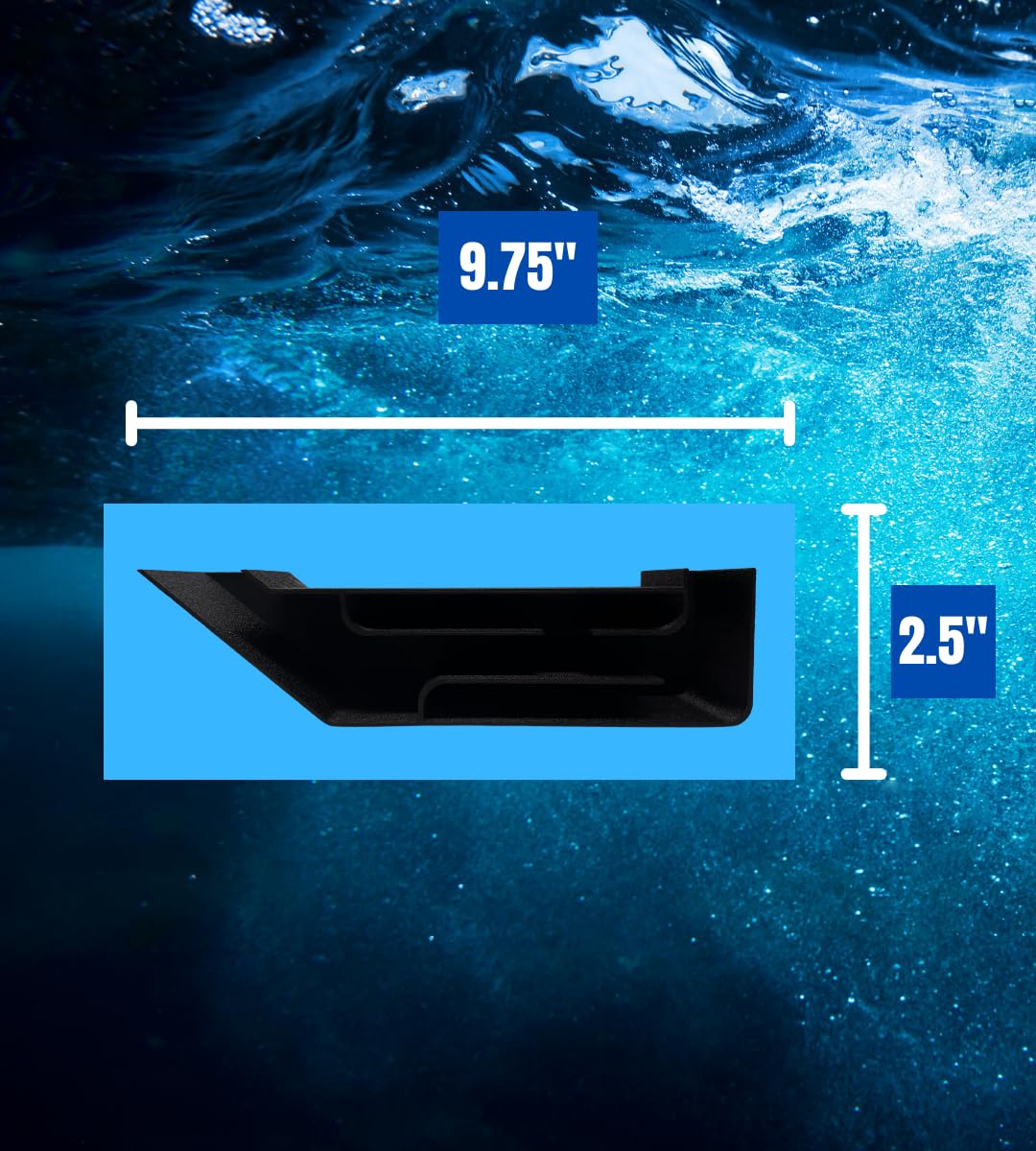 Chatelet REEFSHAPE Aquarium X-Large Underground Tunnel | Fish & Shrimp Hideout for Aquariums | Unique Underground Viewing Tunnel | 9.75" X 2.5" | Made in USA XL