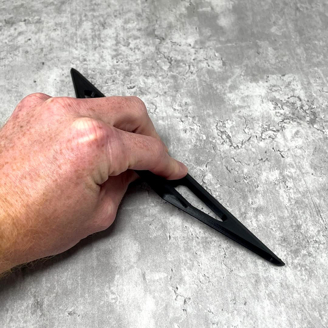 10-inch Plastic Paint Guide and Trim Guard - Multi-Purpose Paint Tool - Perfect for Precision Painting on DIY and Professional Jobs - Rigid Construction