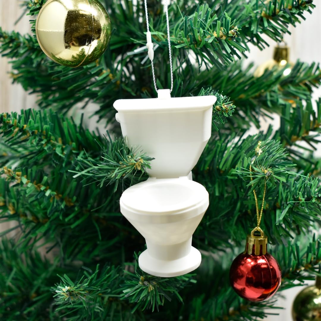 Toilet Bowl Christmas Tree Ornament