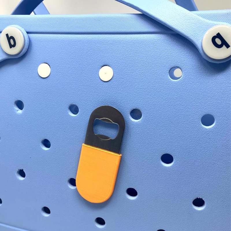 BOGLETS - Bottle Opener Charm Accessory For Bogg Bags - Keep a Bottle Opener Handy with your Tote Bag - Multiple Color Options - Made in the USA
