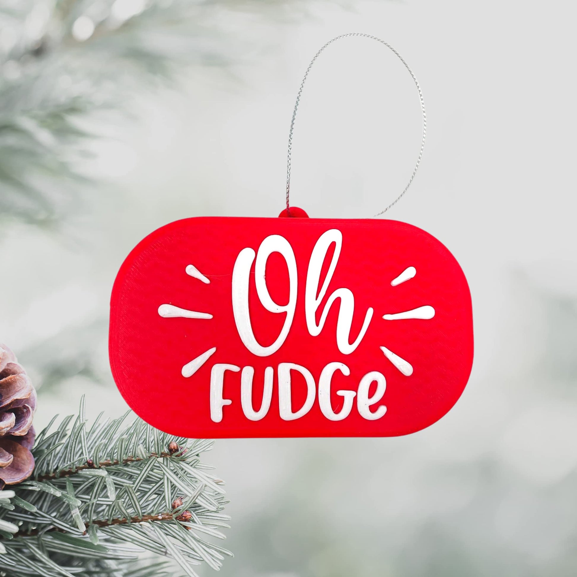 Oh Fudge Christmas Story Soap Ornament - Decorative Holiday Ornament - Made in The USA