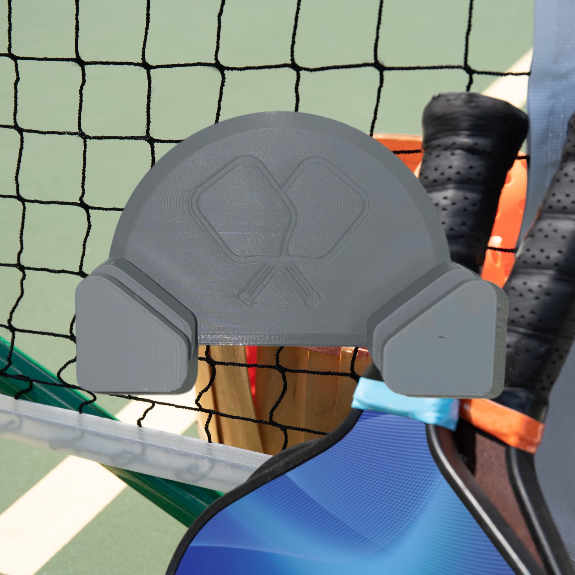 Pickleball Paddle Wall Mount | Holds Two Rackets | Accessory for Pickleball Paddle Sets | Made in USA