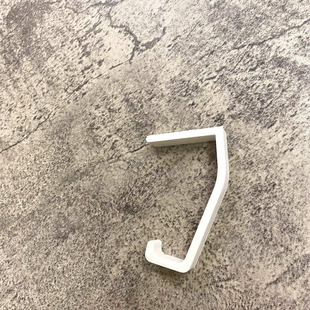 Portable Purse Holder - White - Hanger Purse Hook for Table - 3D Printed - Made in The USA