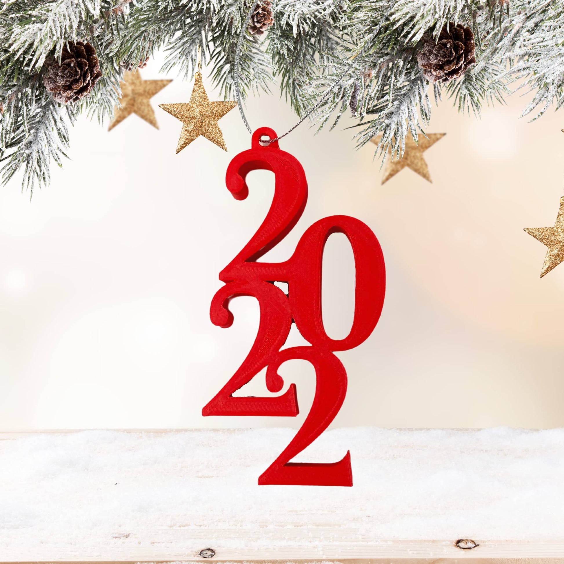 2022 Christmas Ornament - Christmas Decorative Holiday Ornament - Made in The USA