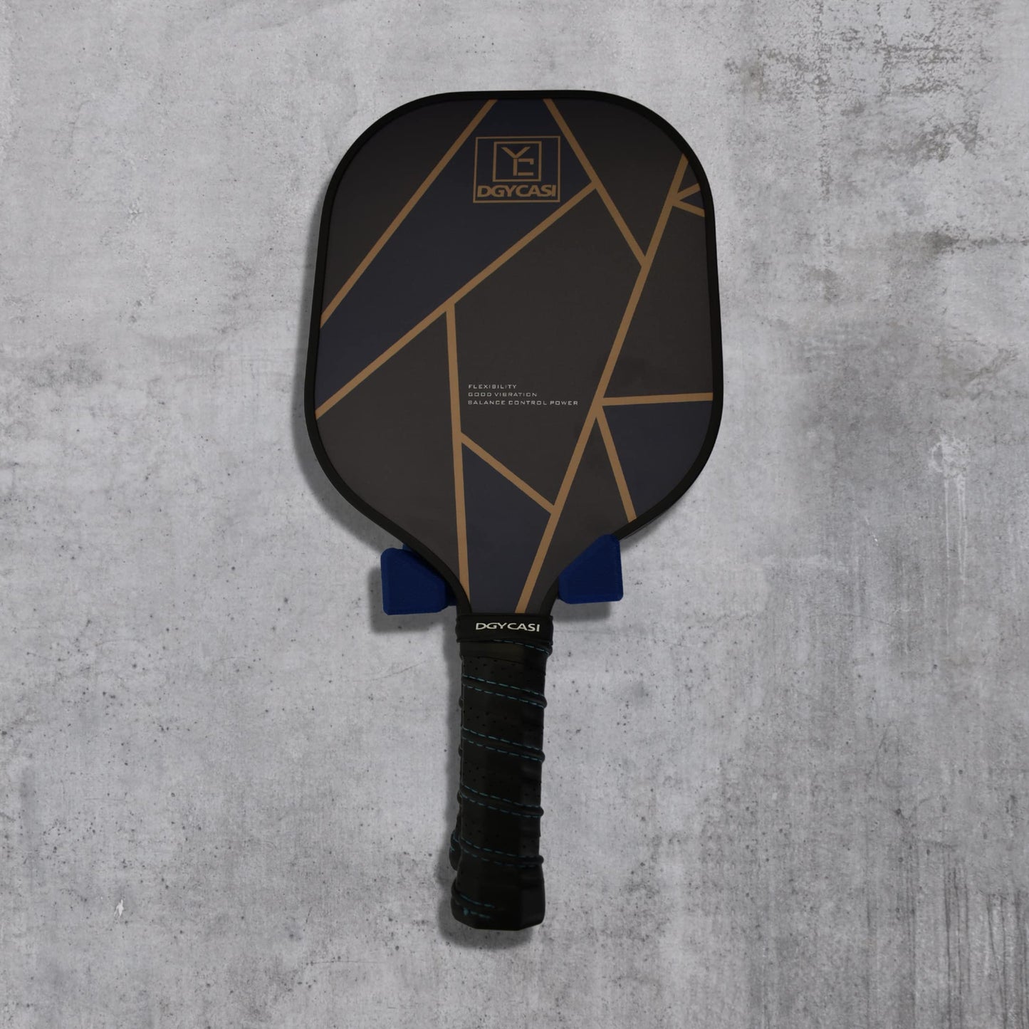 Pickleball Paddle Wall Mount | Holds Two Rackets | Accessory for Pickleball Paddle Sets | Made in USA