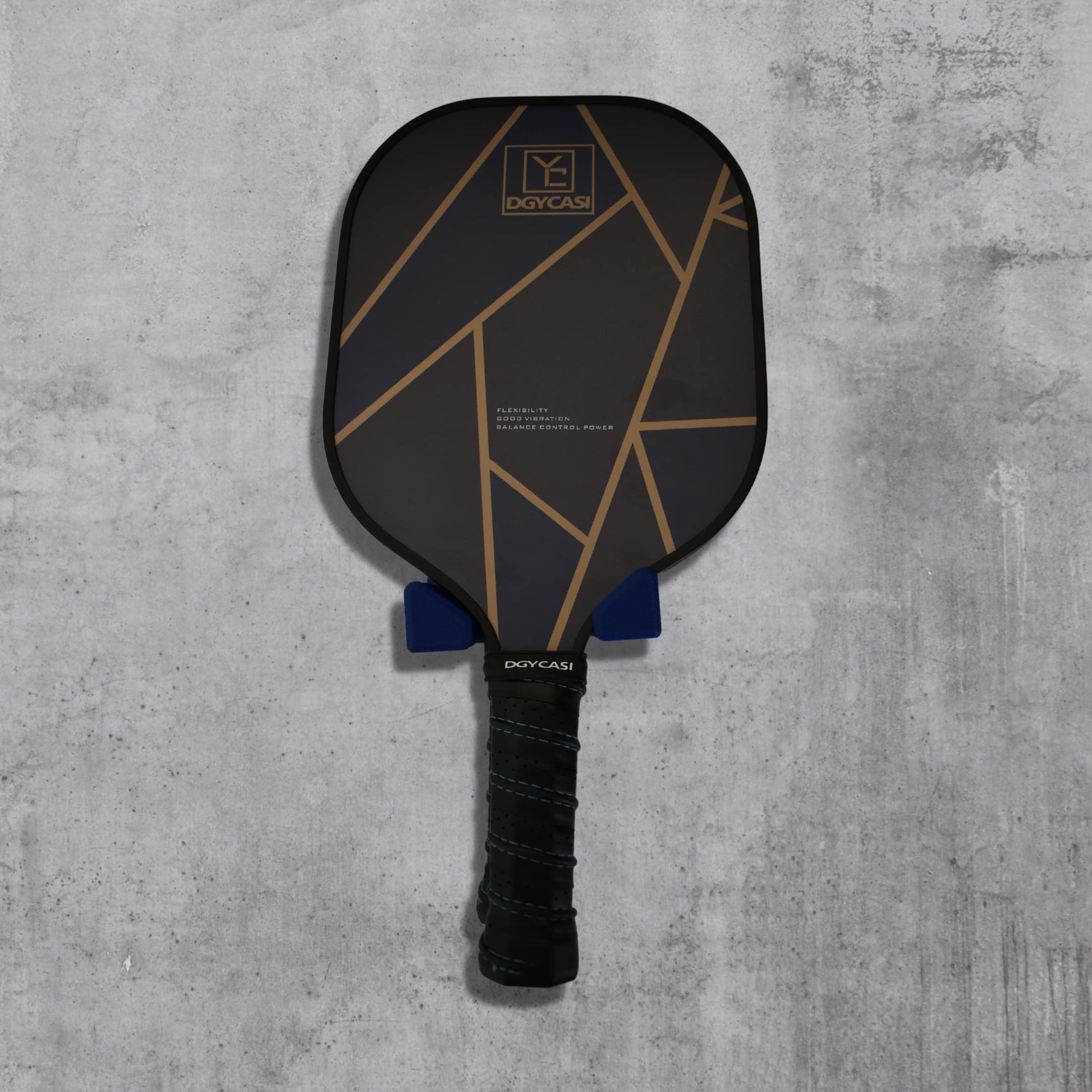 Pickleball Paddle Wall Mount | Holds Two Rackets | Accessory for Pickleball Paddle Sets | Made in USA