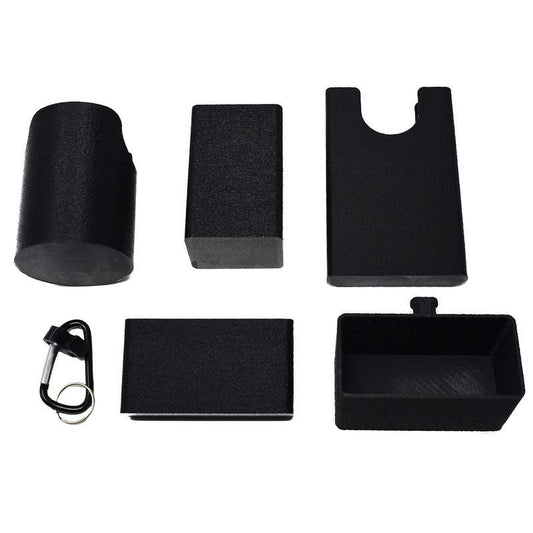 BAGLETS - The Ultimate Bundle - For Bogg Bags & Other Totes - Phone Case Holder, Key & Wallet Holder, Carabiner Key Holder, Bottle Holder Accessory & Sunglasses Holder - Black