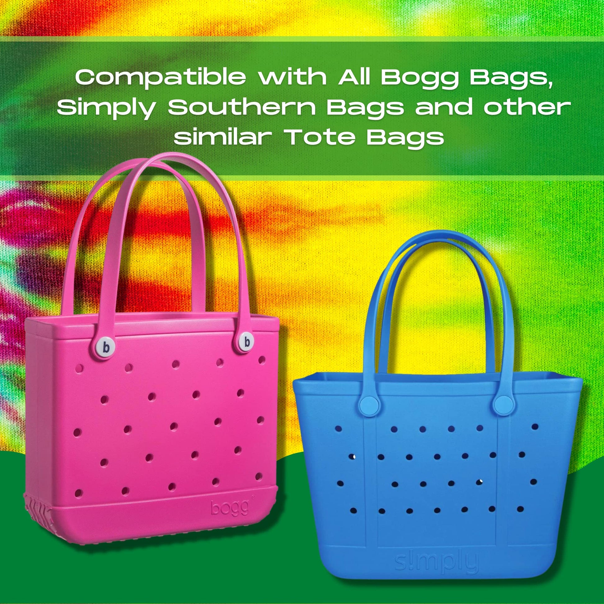 BOGLETS - Bogg Bag Carabiner Keys Holder Charm Accessory - Secure & Organize Your Keys or Other Valuables in Your Bogg Bag